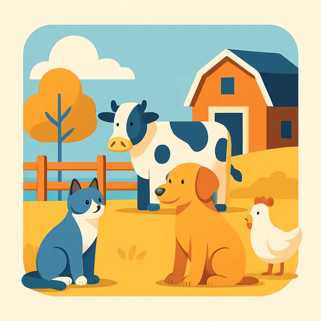 Pets and Farm Animals cover