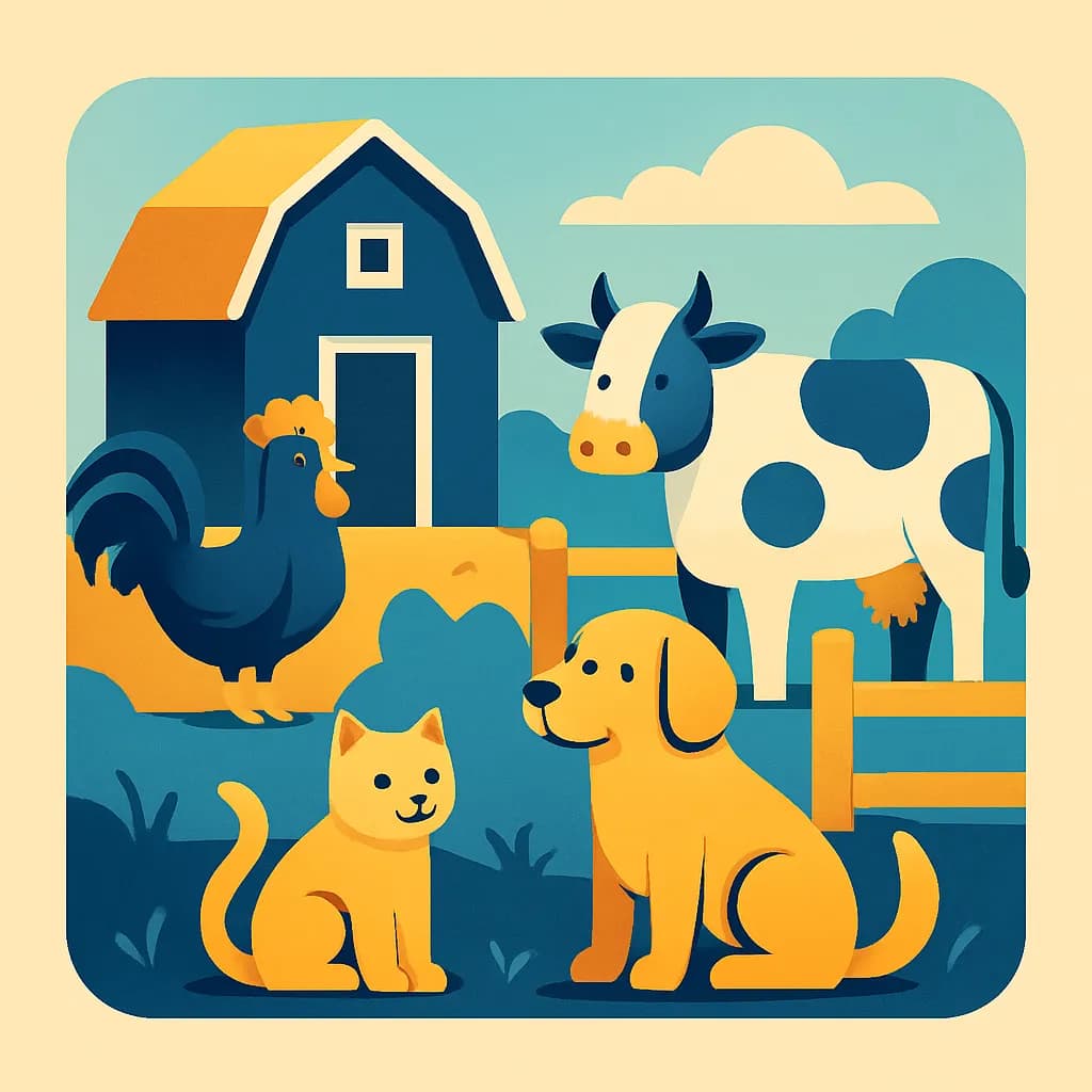 Pets and Farm Animals cover